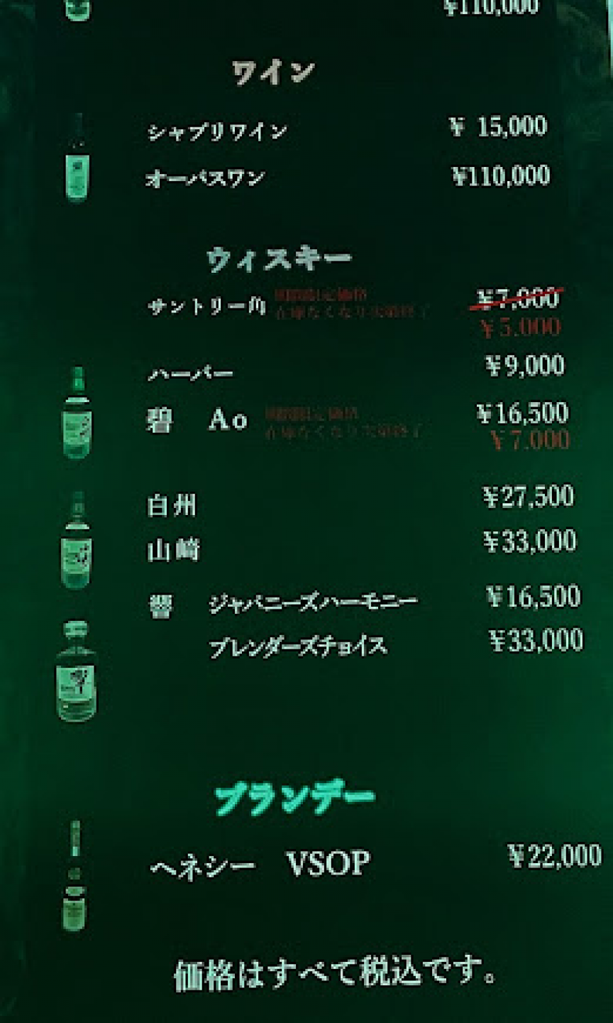 CLUB BABAR（ババル）のメニュー画像